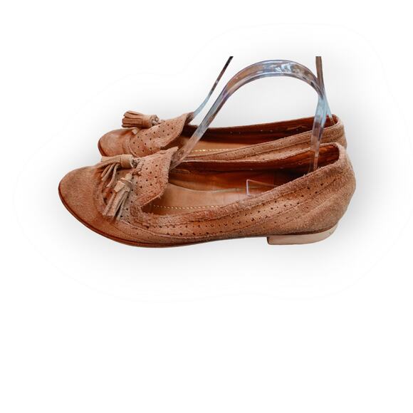 Revolve Dolce Vita Macao tassel  Loafer in Taupe 8 - Picture 2 of 7